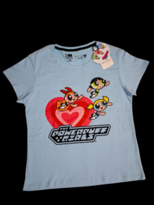 Polo jerzey celeste PowerPuff W Machine