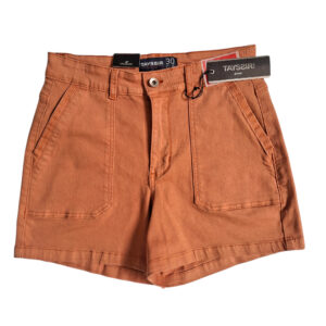 Short bull-d denim orange casual Tayssir