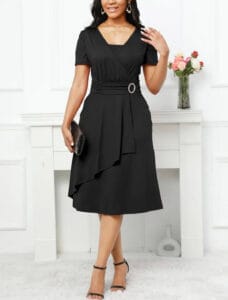 VESTIDO CUELLO V