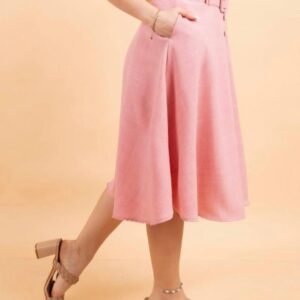 FALDA LINO CON BOLSILLO