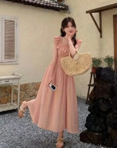 VESTIDO ROSA