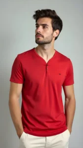 POLO M/C ROJO ALGODÓN