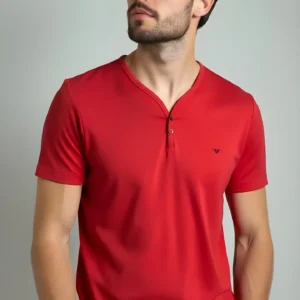 POLO M/C ROJO ALGODÓN