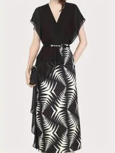 VESTIDO GALA B/W