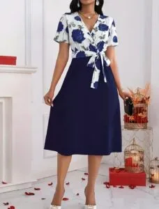 VESTIDO FLORES ESTAMPADO C/CORREA