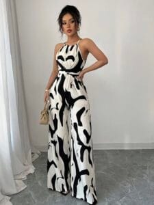 ENTERIZO BLACK AND WHITE