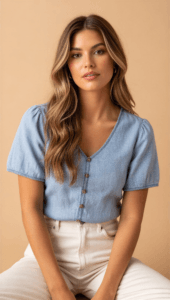 BLUSA ELLIENA DENIM